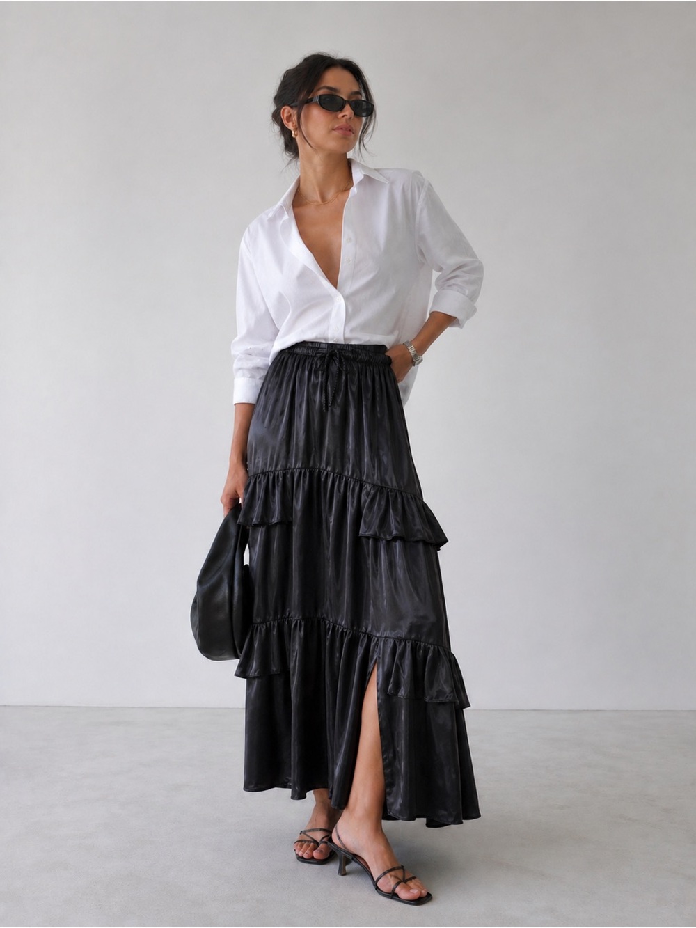 Kerri Rosenthal Athena Maxi Silk Skirt NWT Size XS ✨